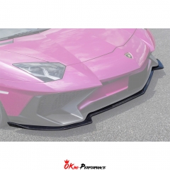 LB Style Carbon Fiber Front Lip For Lamborghini Aventador LP750