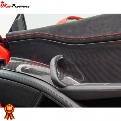 Carbon Fiber Inner Door Panel For Ferrari 458 Italy Spyder 2011-2013