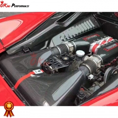 Dry Forged Carbon Fiber Engine Air Box For Ferrari 458 Italy Speciale 2011-2013