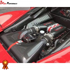 Dry Carbon Fiber Engine Air Intake Box For Ferrari 458 Italy Speciale 2011-2013