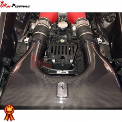 Dry Forged Carbon Fiber Engine Air Box For Ferrari 458 Italy Speciale 2011-2013