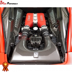 Dry Carbon Fiber Engine Cover For Ferrari 458 Italy Speciale 2011-2016