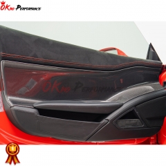 Carbon Fiber Inner Door Panel For Ferrari 458 Italy Spyder 2011-2013