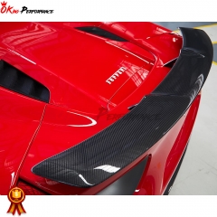 Novitec Style Dry Carbon Fiber Rear Spoiler For Ferrari 488 GTB Spider 2015-2018