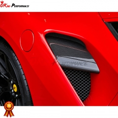 Novitec Style Dry Carbon Fiber Side Vent For Ferrari 488 GTB Spider 2015-2018