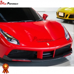 Novitec Style Dry Carbon Fiber Front Splitter For Ferrari 488 GTB Spider 2015-2018