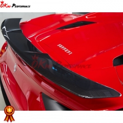 Novitec Style Dry Carbon Fiber Rear Spoiler For Ferrari 488 GTB Spider 2015-2018