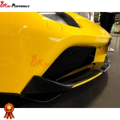 Novitec Style Forged Carbon Fiber Front Lip For Ferrari 488 GTB Spider 2015-2018