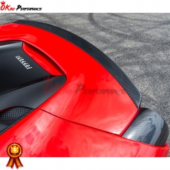 Novitec Sytle Carbon Fiber Rear Trunk Spoiler For Ferrari 488 GTB 2015-2018