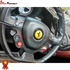 Dry Carbon Fiber Shift Paddle (black) For Ferrari 488 2015-2018
