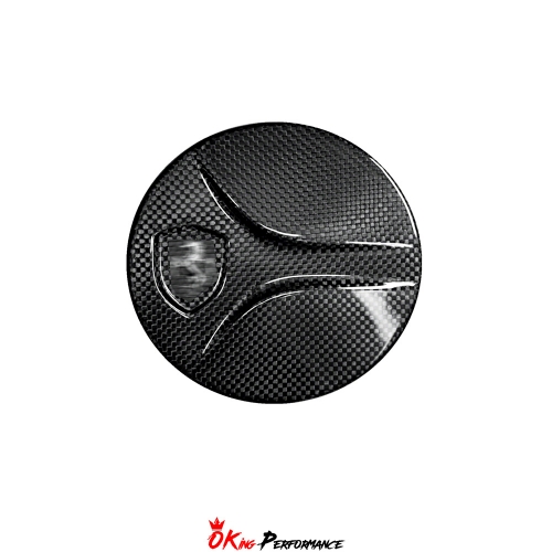 Capisto Style Dry Carbon Fiber Gas Caps (Without badge) For Ferrari 488 GTB 2015-2018