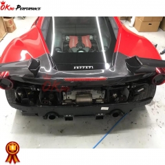 Mansory Style Forged Carbon Fiber Rear Spoiler For Ferrari 488 GTB 2015-2018