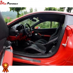 Dry Carbon Fiber Door Sills For Ferrari 488 GTB 2015-2018