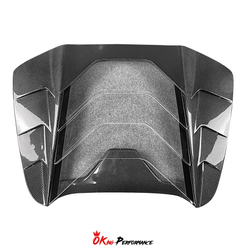 Mansory Style Carbon Fiber Rear Engine Cover For Ferrari 488 2015-2018