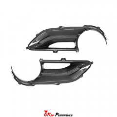 Capisto Style Dry Carbon Fiber Tail Light Covers For Ferrari 488 GTB 2015-2018