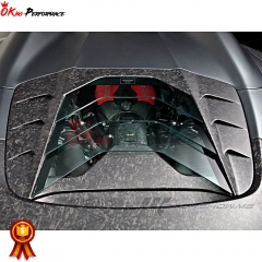 Mansory Style Forged Carbon Fiber Rear Engine Cover For Ferrari 488 2015-2018