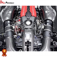 Dry Carbon Fiber Engine Bay Cover For Ferrari 488 GTB 2015-2018