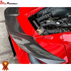 Vorsteiner Style Dry Carbon Fiber Rear Spoiler For Ferrari 488 GTB 2015-2018