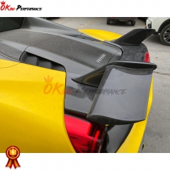 Mansory Style Carbon Fiber Rear Spoiler For Ferrari 488 Spider 2015-2018