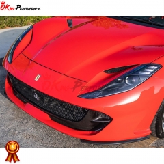 OEM Style Dry Carbon Fiber Front Lip For Ferrari 812 Superfast GTS 2017-2023