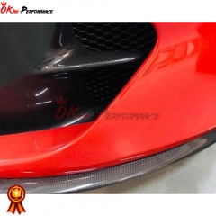 OEM Style Dry Carbon Fiber Front Lip For Ferrari 812 Superfast GTS 2017-2023