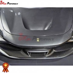 OEM Style Dry Carbon Fiber Front Lip For Ferrari F8 2020-2022