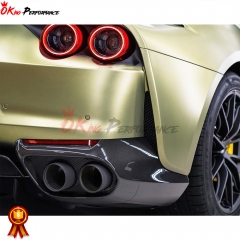 OEM Style Dry Carbon Fiber Rear Diffuser For Ferrari 812 Superfast GTS 2017-2023