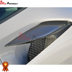 Novitec Style Dry Carbon Fiber Air-Guide Side Vent Cover For Ferrari F8 2020-2022