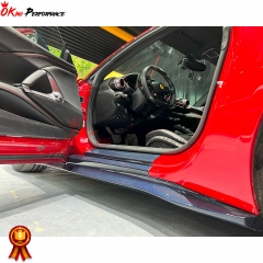 Dry Carbon Fiber Door Sills For Ferrari 812 2017-2018