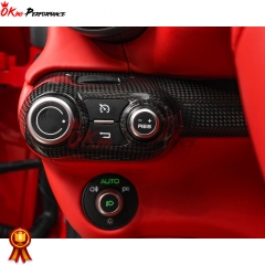 Dry Carbon Fiber LHD LHS & RHS Control Panel Replacement For Ferrari 812 2017-2018