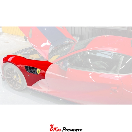 Mansory Style Dry Carbon Fiber Front Fender For Ferrari 812 2017-2018