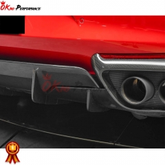Dry Carbon Fiber Rear Bumper Spoiler For Ferrari 812 2017-2018