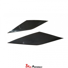 Novitec Style Dry Carbon Fiber Air-Guide Side Vent Cover For Ferrari F8 2020-2022