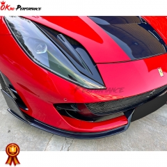 Mansory Style Dry Carbon Fiber Front Air Outtake For Ferrari 812 2017-2018