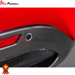 OEM Style Dry Carbon Fiber Rear Diffuser For Ferrari F8 2020-2022