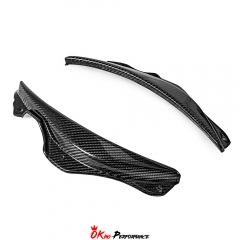 OEM Style Dry Carbon Fiber Front Side Air Inlet Trims For Ferrari SF90