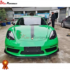 Carbon Fiber Body Aero Kit For Porsche 718 Cayman Boxster 2016-2018