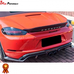 Carbon Fiber spoiler For Porsche 718 Cayman Boxster 2016-2018