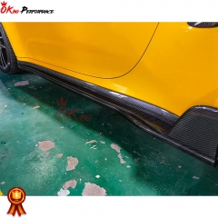 TopCar Stinger Style Dry Carbon Fiber with Portion Primer Front Bumper For Porsche 911 992 Carrera S 2019-2023
