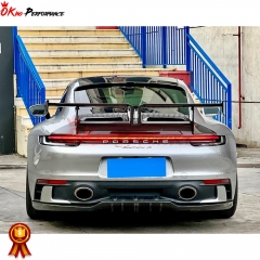 TechArt Style Dry Carbon Fiber Rear Diffuser For Porsche 911 992 Carrera S 2019-2023