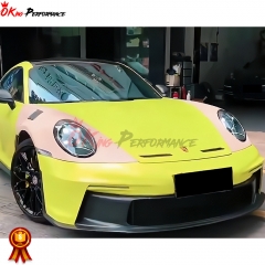 Topcar Style Dry Carbon Fiber With Portion Primer Fenders For Porsche 911 992 Carrera S 2019-2023