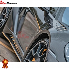 Topcar Style Dry Carbon Fiber Fenders For Porsche 911 992 Carrera S 2019-2023