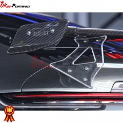 TechArt Style Dry Carbon Fiber With Portion Primer Rear Spoiler For Porsche 911 992 Carrera S 2019-2023