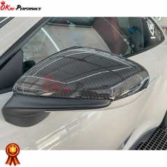 OEM Style Dry Carbon Fiber Mirror Cover For Porsche 911 992 Carrera S 2019-2023