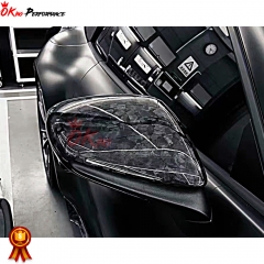 OEM Style Forged Dry Carbon Fiber Mirror Cover For Porsche 911 992 Carrera S 2019-2023