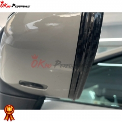 OEM Style Dry Carbon Fiber Mirror Cover For Porsche 911 992 Carrera S 2019-2023