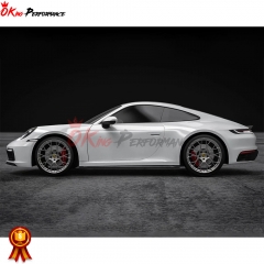 Paktechz Design Dry Carbon Fiber Rear Spoiler For Porsche 911 992 Carrera S 2019-2023