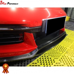 Turbo S Style Dry Carbon Fiber Front Lip For Porsche 911 992 2019-2023