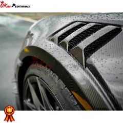 Paktechz Design Dry Carbon Fiber With Portion Primer Front Bumper For Porsche 911 992 2019-2023