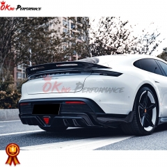 CMST Style Carbon Fiber Rear Spoiler For Porsche Taycan 4S Turbo S 2019-2020